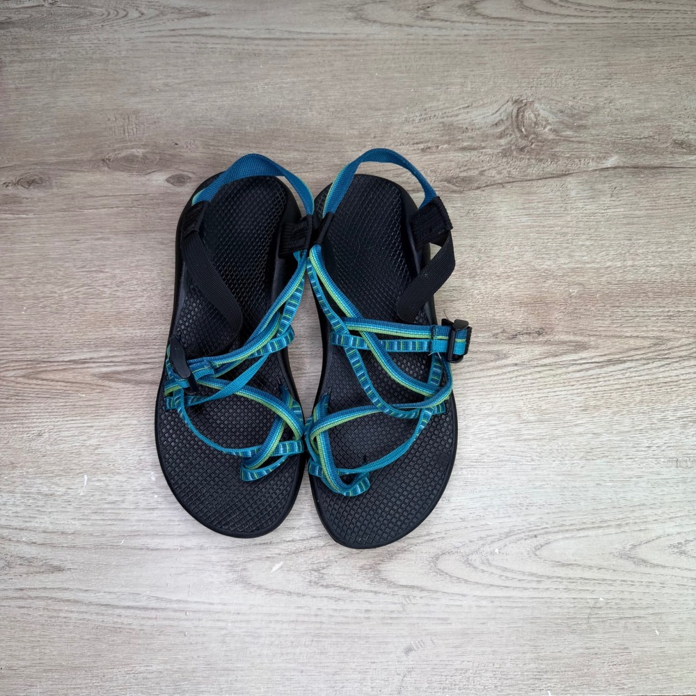 Chaco Z/Cloud 2 Athletic Hiking Sandals Teal Black Women 10